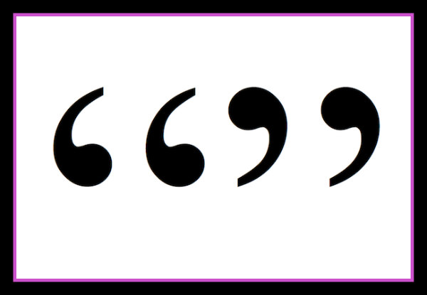 quotation marks