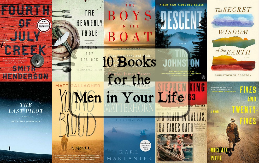 Books for Men - A carefully considered collection of books men will enjoy. The list includes books about war, family, space, history, and much more. Something for everyone!