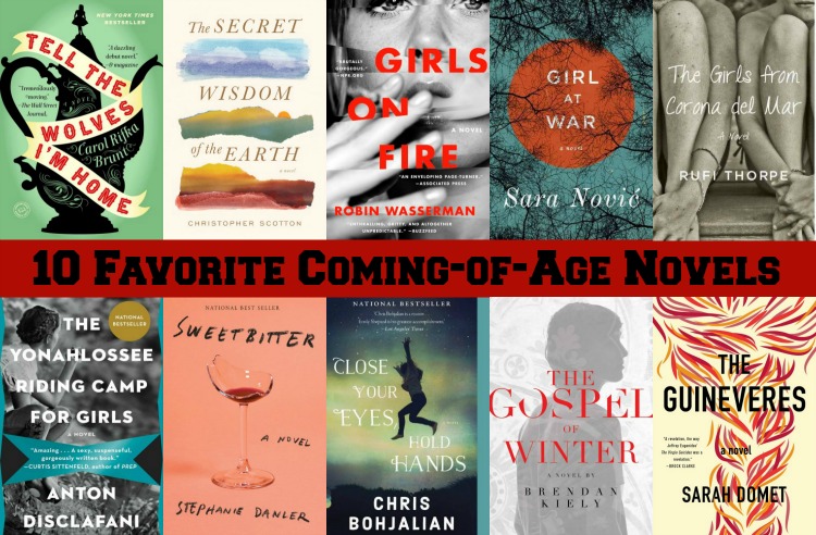 10 Favorite Coming-of-Age Novels - This is one of my favorite book genres. I'm highlighting 10 of these books that are among my all time favorites.