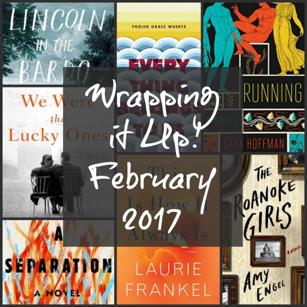 Wrapping it Up! Collage of the 7 books read in February 2017