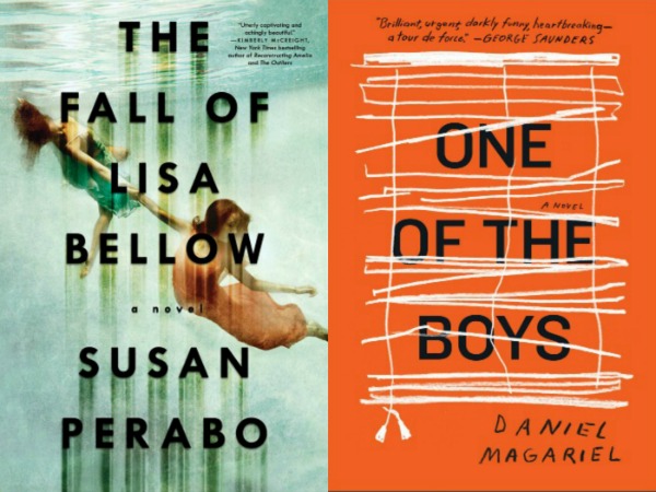 the fall of Lisa Bellow by Susan Perabo and One of the Boys by Daniel Magariel