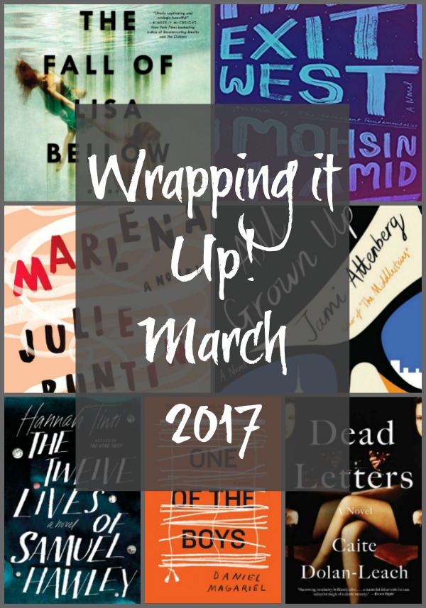 Wrapping up March 2017 on Novel Visits! A look back at all the books read and reviewed, as well as other book related posts and the best book of the month.