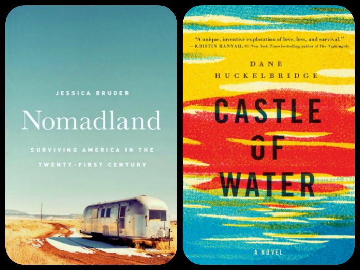 Nomad Land by Jessica Bruder and Castle of Water by Dane Huckelbridge