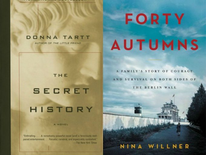 The Secret History by Donna Tartt and Forty Autumns by Nina Willner