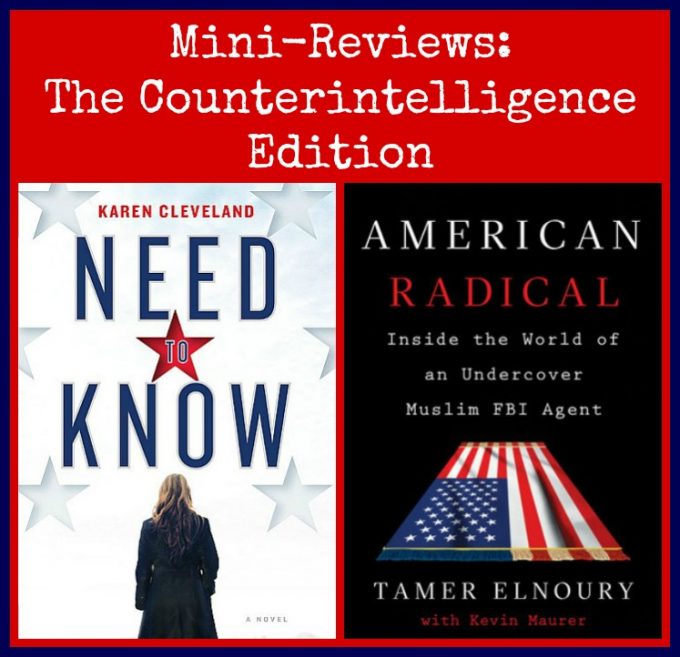 Novel Visits Mini-Reviews: The Counterintelligence Edition - Need to Know by Karen Cleveland and American Radical by Tamer Elnoury
