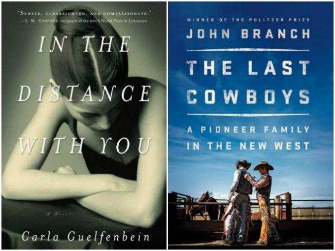 Novel Visits My Week in Books for 5/21/18: Likely to Read Next - In the Distance With You by Carla Guelfenbein and The Last Cowboys by John Branch