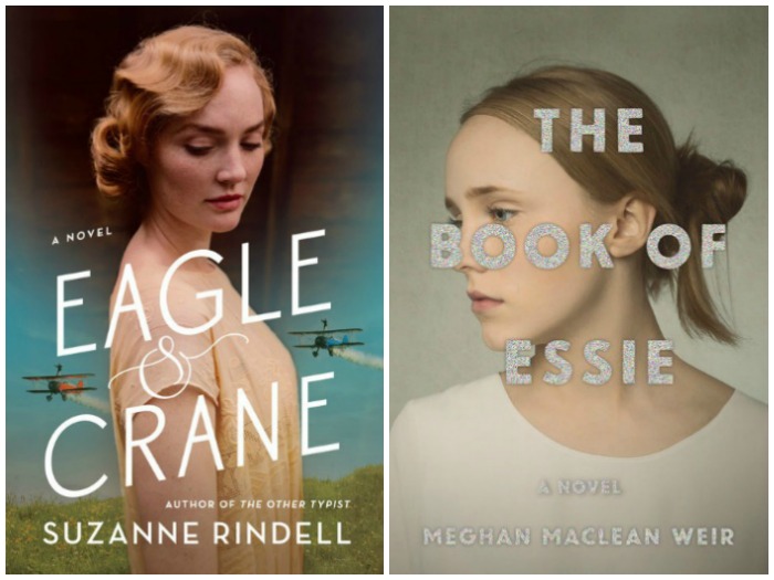 Novel Visits's My Week in Books for 6/18/18: Currently Reading - Eagle & Crane by Suzanne Rindell and The Book of Essie by Meghan MacLean Weir