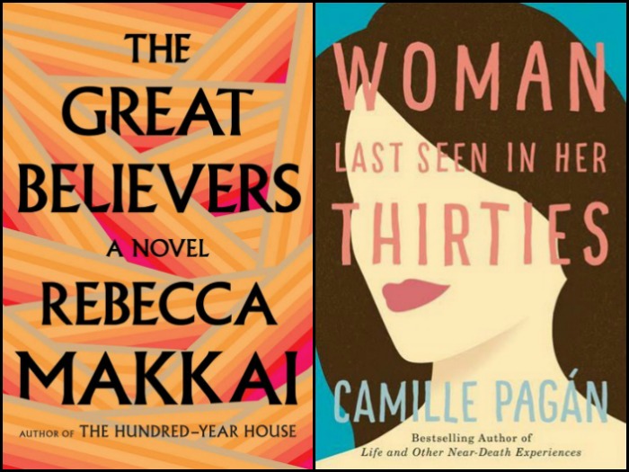 Novel Visits's My Week in Books: Last Week's Reads - The Great Believers by Rebecca Makkai and Woman Last Seen in Her Thirties by Camille Pagan