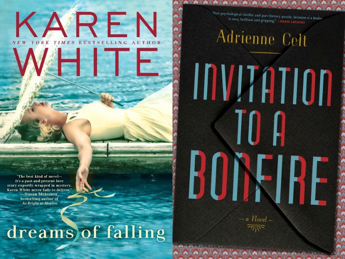 Novel Visits My Week in Books for 6/4/18: Likely to Read Next - Dreams of Falling by Karen White and Invitation to a Bonfire by Adrienne Celt