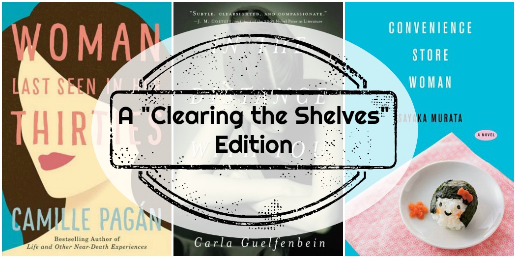 Novel Visits Mini-Reviews: A Clearing the Shelves Edition, Volume 2 - Woman Last Seen in Her Thirties by Camille Paga, In the Distance With You by Carla Guelfenbein and Convenience Store Woman by Sakaya Murata