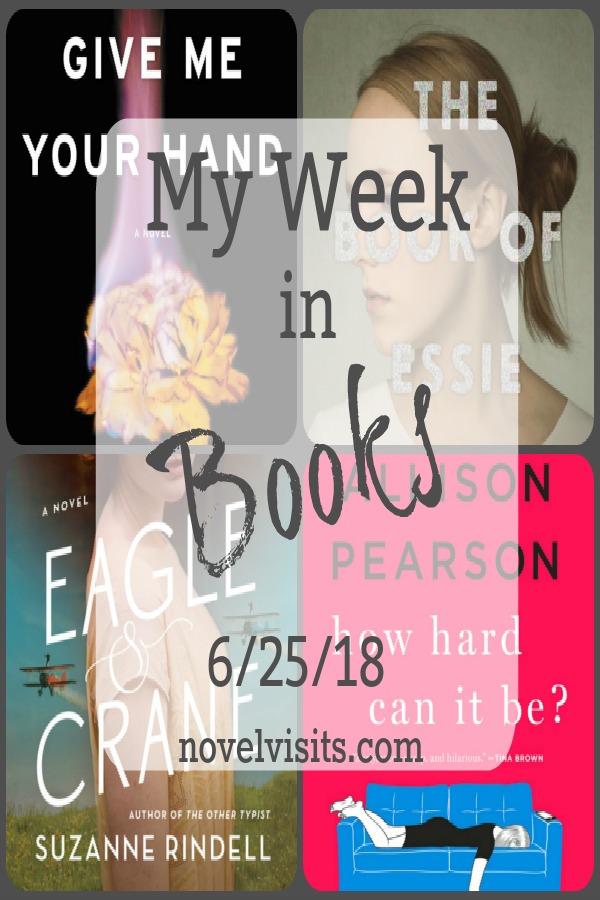 My week in Books for 6/25/18 - A weekly review of books completed, those currently being read, and what's up next, plus a glimpse at each of those books.