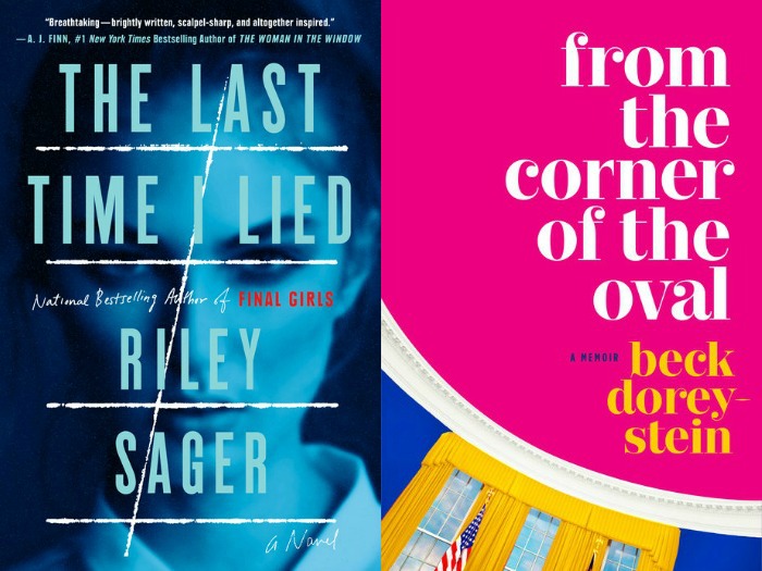 Novel Visits' My Week in Books for 7/16/18: Currently Reading - The Last Time I Lied by Riley Sager and From the Corner fo the Oval by Beck Dorey-Stein