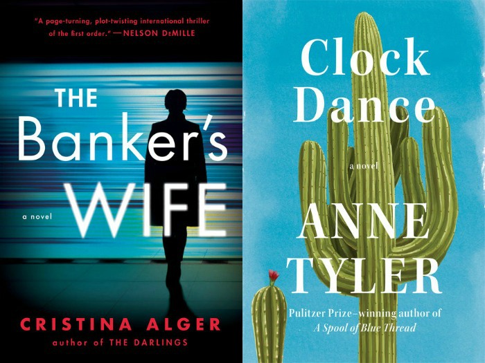 Novel Visits' My Week in Books for 7/16/18: Last Week's Reads - The Banker's Wife by Cristina Alger and Clock Dance by Anne Tyler