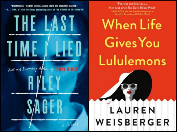 Novel Visits' My Week in Books for 7/30/18: Last Weeks Reads - The Last Time I Lied by Riley Sager and When Life Gives You Lululemons by Lauren Weisberger