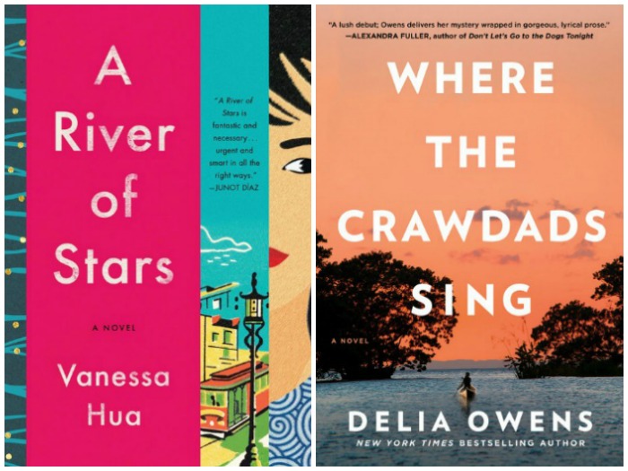 Novel Visits' My Week in Books for 7/23/18: Likely to Read next - A River of Stars by Vanessa Hua and Where the Crawdads Sing by Delia Owens