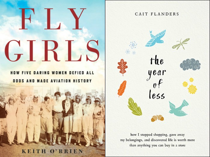 Novel Visits' My Week in Books for 11/5/18: Currently Reading - Fly Girls by Keith O'Brien and The Year of Less by Cait Flanders