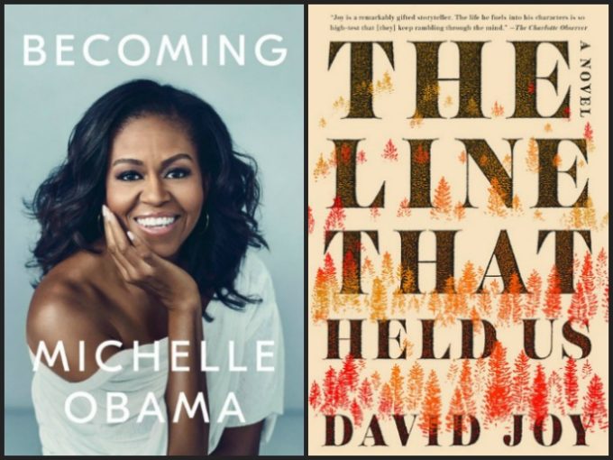 Novel Visits' My Week in Books for 11/12/18: Likely to Read Next - Becoming by Michelle Obama and The Line That Held Us by David Joy