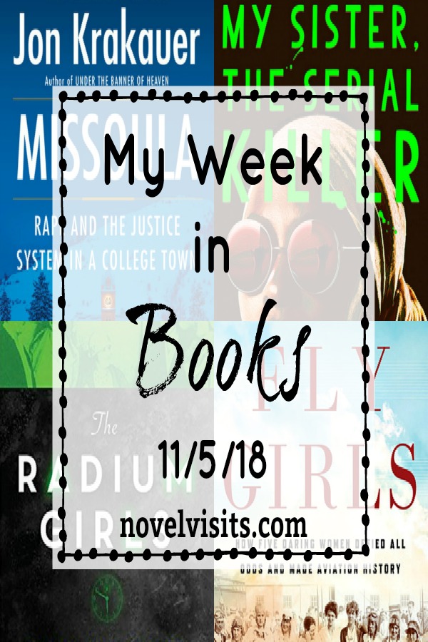 Novel Visits' My Week in Books for 11/5/18 - A special nonfiction edition of this weekly meme focused on books completed, what's currently being read, and those in the queue.