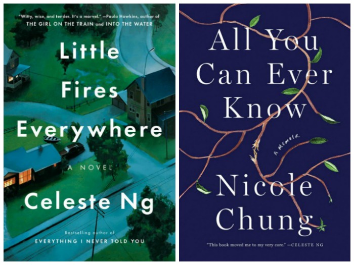 Novel Visits' Nonfiction November - Pairing Fiction with Nonfiction: Adoption - Little Fires Everywhere by Celeste Ng and All You Can Ever Know by Nicole Chung