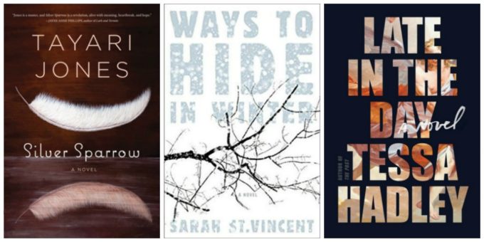 Novel Visits' Wrapping It Up! for December 2018: A Cut Above - Silver Sparrow by Tayari Jones, Ways to Hide in Winter by Sarah St. Vincent and Late in the Day by Tessa Hadley