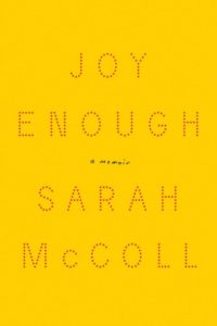 Novel Visits Winter Preview 2019 - Joy Enough by Sara McColl