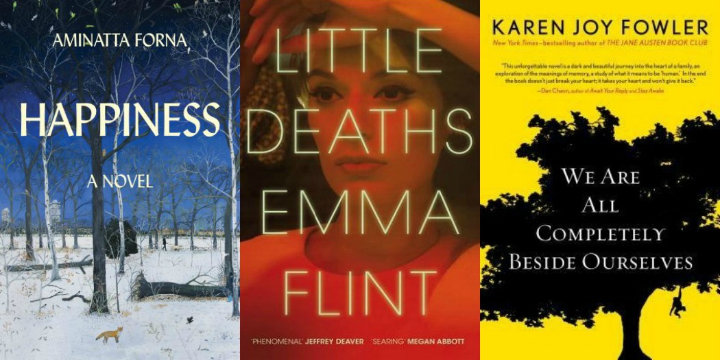 Novel Visits' My Week in Books for 12/17/18: last Week's Reads - Happiness by Aminatta Forna, Little Deaths by Emma Flint, and We Are All Completely Beside Ourselves by Karen Joy Fowler