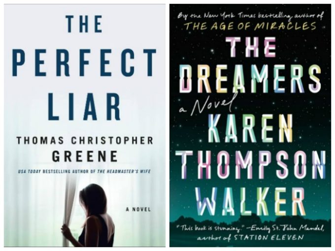 Novel Visits' Wrapping It Up! for December 2018: The Cream of the Crop - The Perfect Liar by Thomas Christopher Greene and The Dreamers by Karen Thompson Walker