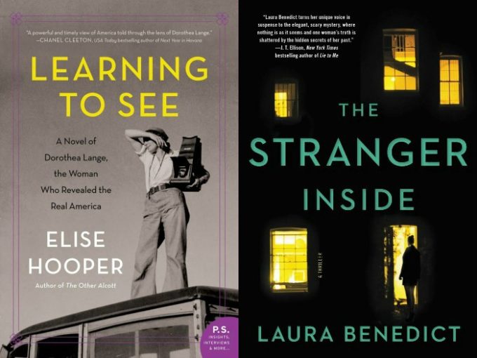 Novel Visits' My Week in Books for 1/21/19: Likely to Read Next - Learning to See by Elise Hooper and The Stranger Inside by Laura Benedict