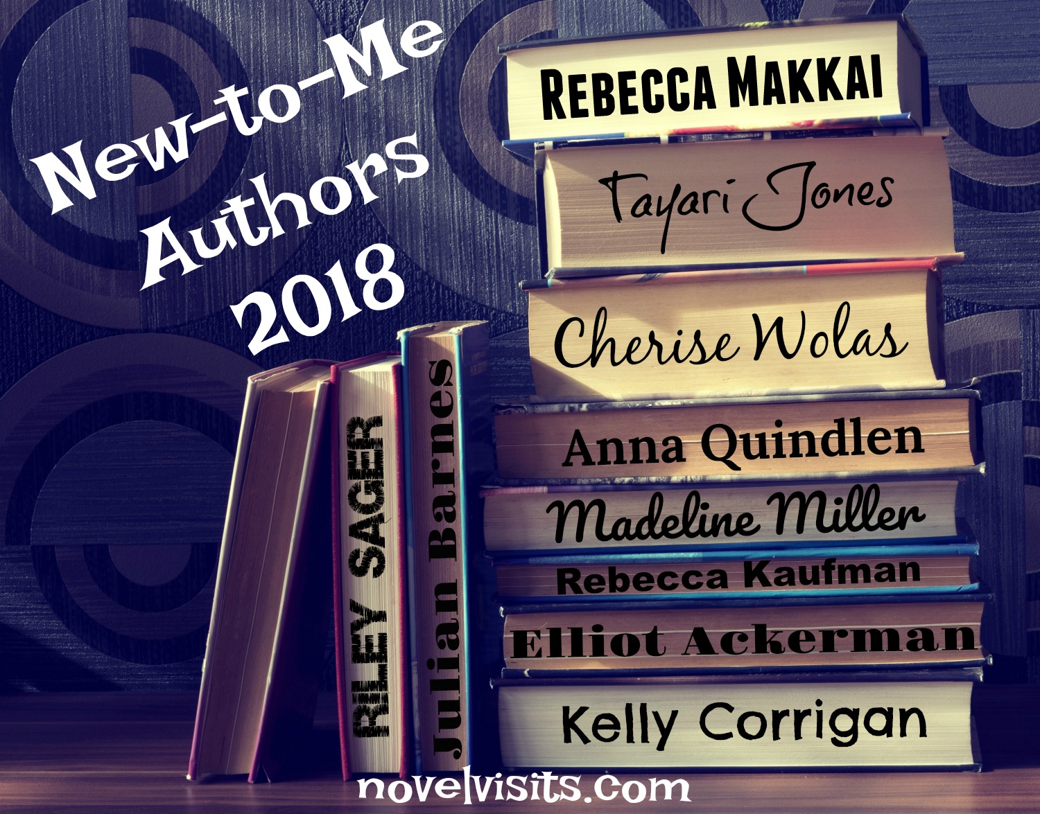 Novel Visits' New-to-Me Authors for 2018