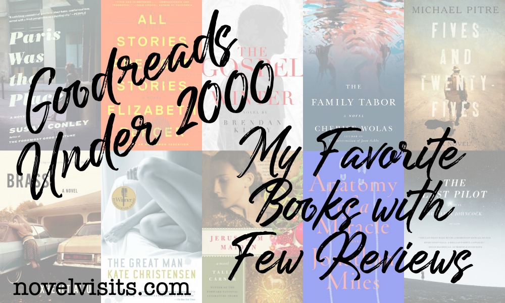 Novel Visits: Goodreads Under 2000 - My Favorite Books with Few Reviews