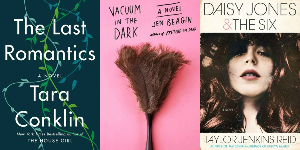 Novel Visits' My Week in Books for 2/18/19: Lat Week's Reads - The Last Romantics by Tara Conklin, Vacuum in the Dark by Jen Beagin and Daisy Jones and the Six by Taylor Jenkins Reid