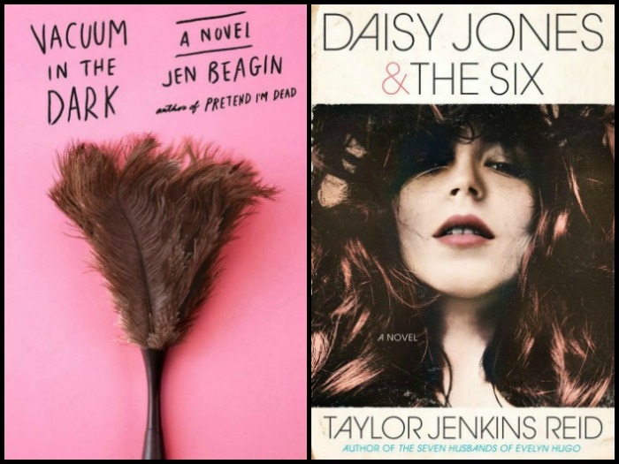 Novel Visits' My Week in Books for 2-11-19: Likely to Read Next - Vacuum in the Dark by Jen Beagin and Daisy Jones and the Six by Taylor Jenkins Reid