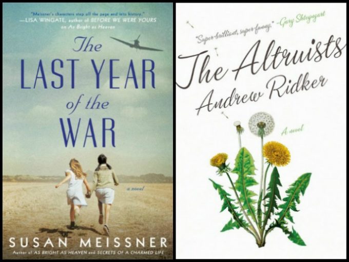 Novel Visits' My Week in Books for 2/25/19: Likely to Read Next - The Last Year of the War by Susan Meissner and The Altruist by Andrew Ridker