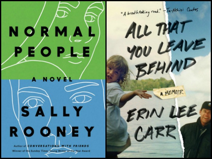 My Week in Books for 4/15/19: Currently Reading - Normal People by Sally Rooney and All That You Leave Behind by Erin Lee Carr