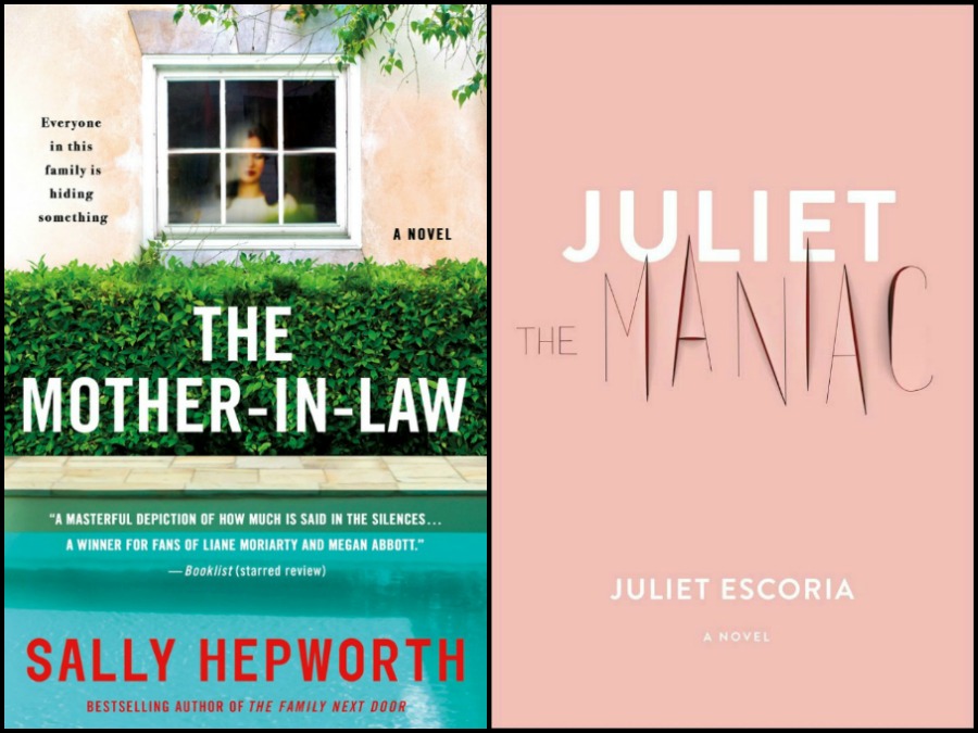 Novel Visits' My Week in Books for 4/29/19: Currently Reading - The Mother-In-Law by Sally Hepworth and Juliet the Maniac by Juliet Escoria