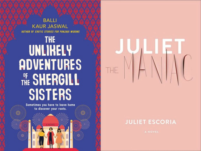 Novel Visits' My Week in Books for 4/22/19: Likely to Read Next - The Unlikely Adventures of the Shergill Sisters by Balli Kaur Jaswal and Juliet the Maniac by Juliet Escoria