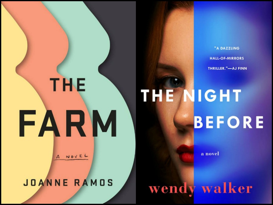 Novel Visits' My Week in Books for 4/29/19: Likely to Read Next - The Farm by Joanne Ramos and The Night Before by Wendy Walker