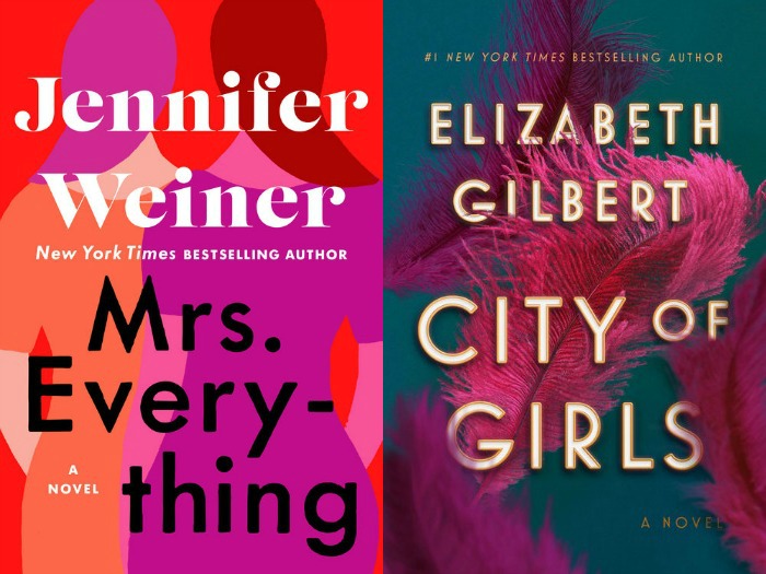 Novel Visits' My Week in Books for 6/10/19: Currently Reading Mrs. Everything by Jennifer Weiner and City of Girls by Elizabeth Gilbert