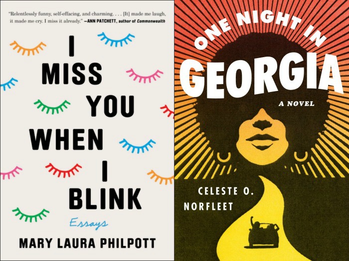 Novel Visits' My Week in Books for 6/3/19: Currently Reading - I Miss You When I Blink by Mary Laura Philpott and One night in Georgia by Celeste O. Norfleet