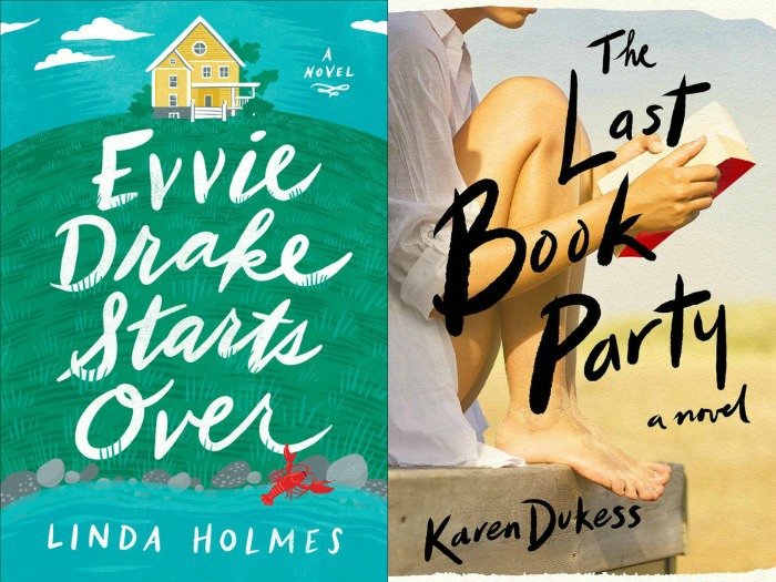 Novel Visits' My Week in Books 7-1-19: Currently Reading - Evvie Drake Starts Over by Linda Holmes and The Last Book Party by Karen Dukess