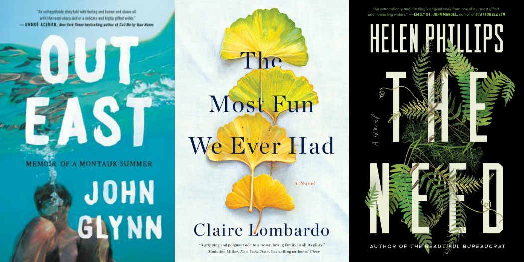 Novel Visits' My Week in Books 7-1-19: Last Week's Reads - Out East by John Glynn, The Most Fun We Ever Had by Clare Mackintosh, and The Need by Helen Phillips