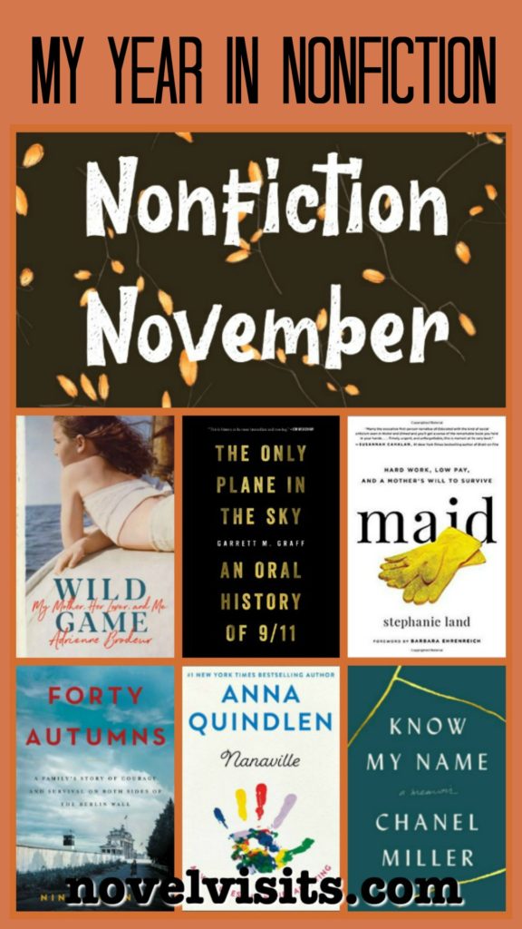 Novel Visits' My Year in Nonfiction for 2019 - A look back at nonfiction books for 2019, including my top nonfiction, plus nonfiction reading trends and more.