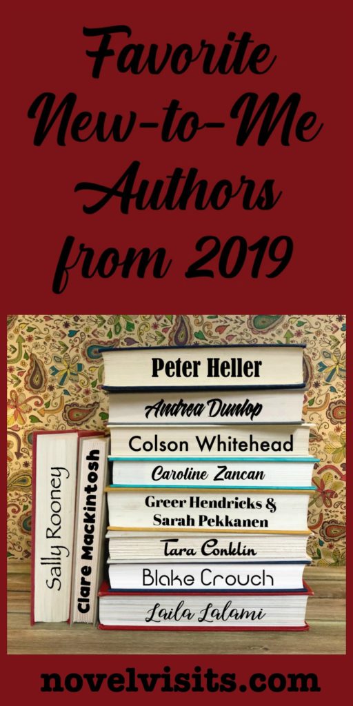 Novel Visits' Favorite New-to-Me Authors from 2019