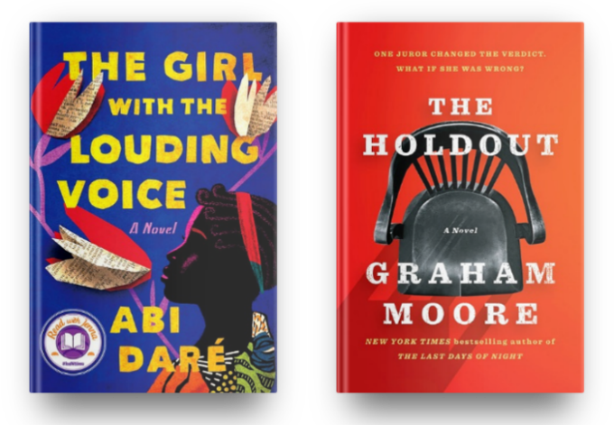 The Girl With the Louding Voice by Abi Dare and The Holdout by Graham Moore