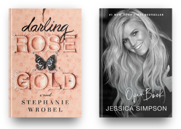 Darling Rose Gold by Stephanie Wrobel and Open Book by Jessica Simpson