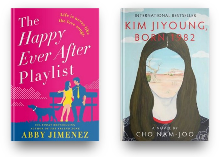 The Happy Ever After Playlist by Abby Jimenez and Kim Jiyoung, Born 1982 by Cho Nam-Joo