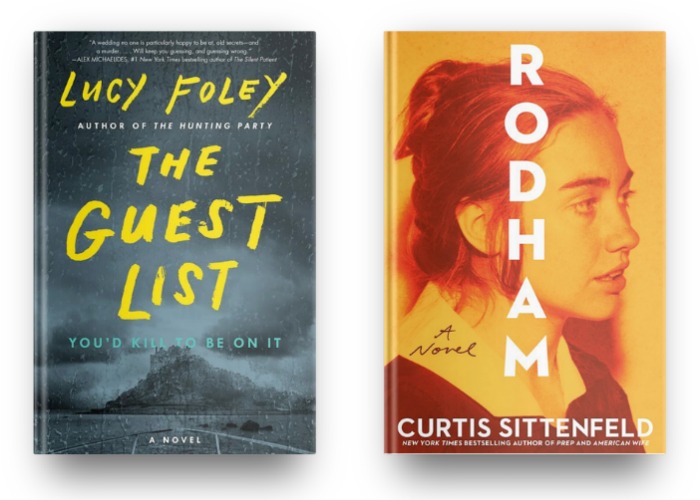 The Guest List by Lucy Foley and Rodham by Curtis Sittenfeld