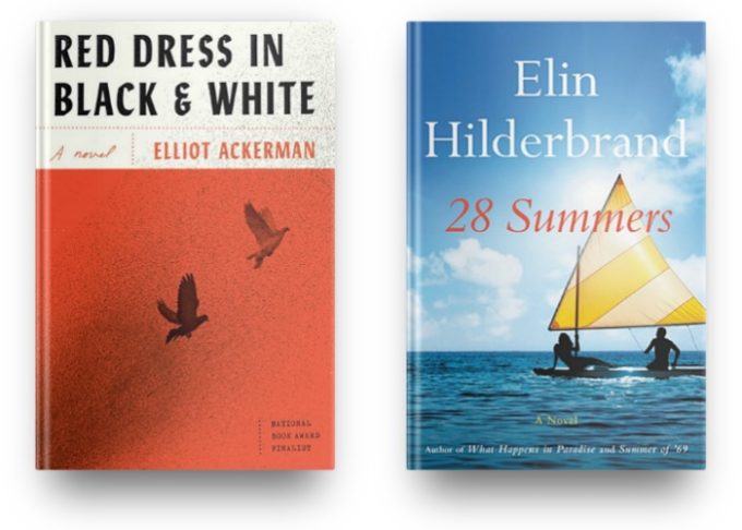 Red Dress in Black & White by Elliot Ackerman and 28 Summers by Elin Hilderbrand