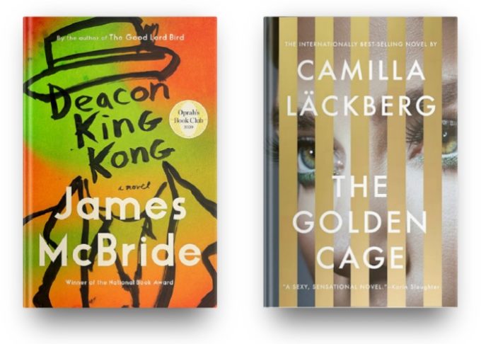 Deacon King Kong by James McBride and The Golden Cage by Camilla Lackberg