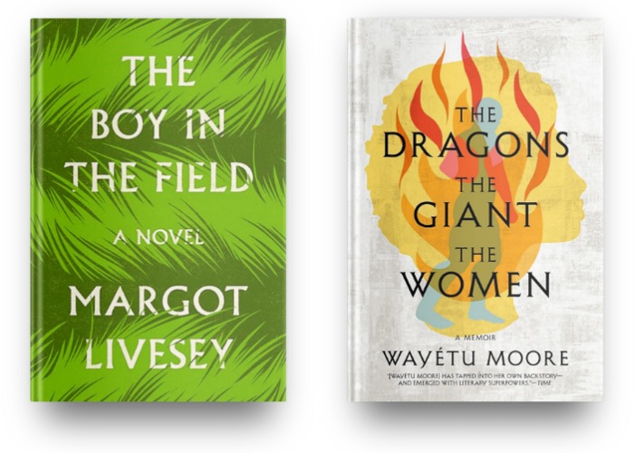 The Boy in the Field by Margot Livesey and The Dragons The Giants The Women by Wayetu Moore